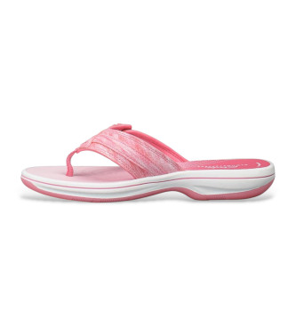 Clarks Brinkley Sea pink flip-flops