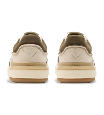 Clarks Courtlite2 Lo Sneakers in pelle bianche