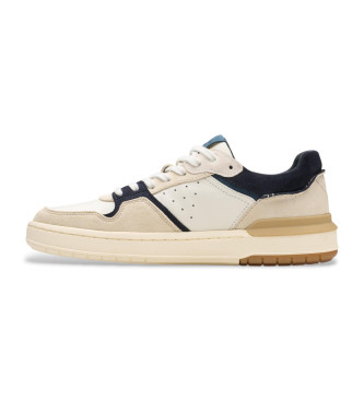 Clarks Courtlite2 Lo chaussures en cuir blanc