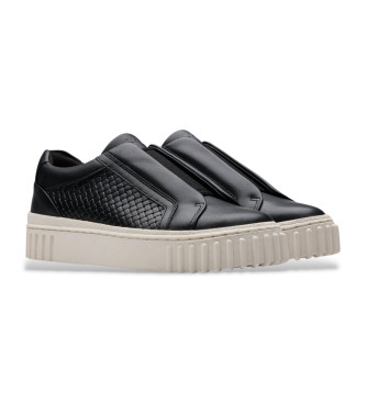 Clarks Zapatillas de piel Mayhill Walk negro