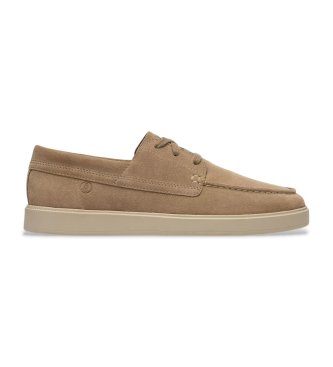 Clarks Mocasines de ante Lockford Boat Dark beige