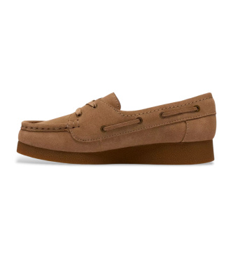Clarks Mocasines de ante Polden Moc marr�n