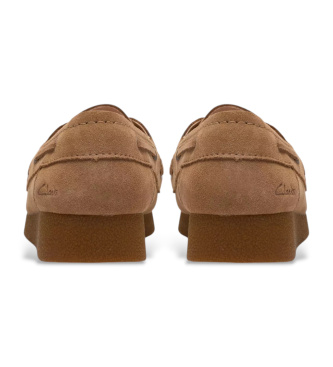 Clarks Mocasines de ante Polden Moc marr�n