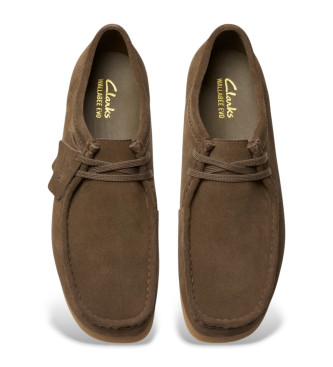 Clarks Wallabee EVO loafers i brunt ruskind