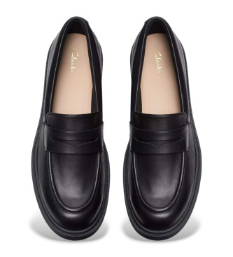 Clarks Orinoco2 Penny leather loafers black