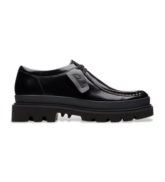 Clarks Badell Mocassins en cuir Seam noir