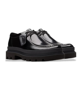 Clarks Badell Mocassins en cuir Seam noir