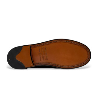 Clarks Mocasines de piel Craft James Lo Loafer negro
