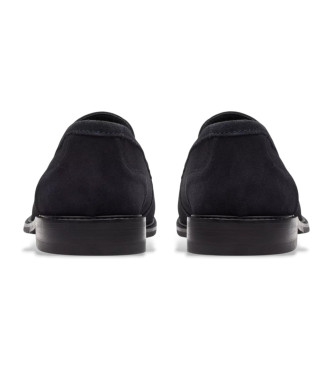 Clarks CraftArlo Step Mokassins aus navyfarbenem Leder