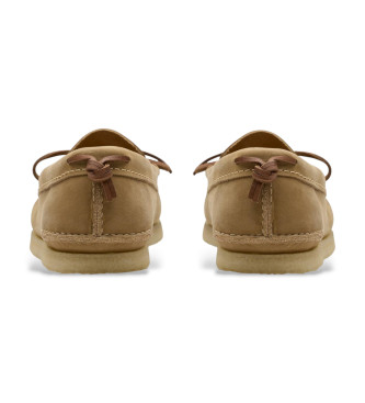 Clarks Godney Mocc Mocassins en cuir marron