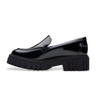 Clarks Page Loafer mocassins en cuir noir