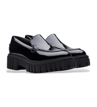 Clarks Page Loafer mocassins en cuir noir