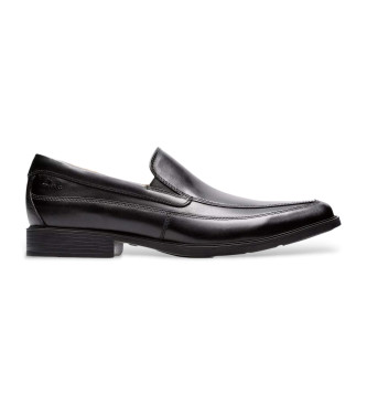 Clarks Skórzane loafersy Tilden Free w kolorze czarnym