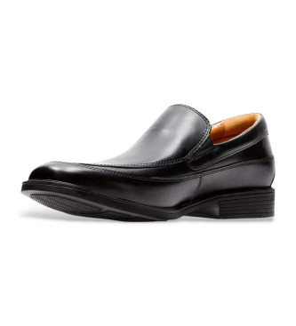 Clarks Skórzane loafersy Tilden Free w kolorze czarnym