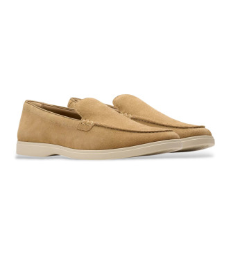 Clarks Mocassins en cuir brun Torford Easy