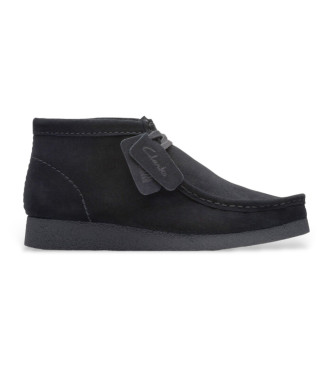 Clarks Mocassins em pele Wallabeeevo Bt preto