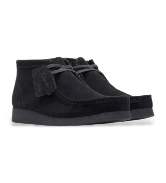 Clarks Mocassins em pele Wallabeeevo Bt preto