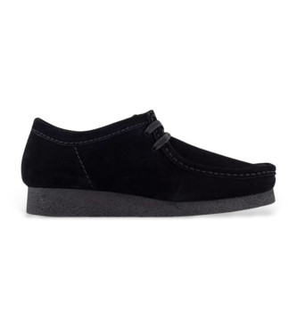 Clarks Mocasines de piel Wallabeeevo negro