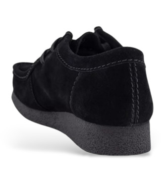 Clarks Mocasines de piel Wallabeeevo negro