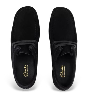 Clarks Mocasines de piel Wallabeeevo negro