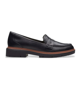 Clarks Westlynn Ayla mocassins de couro preto
