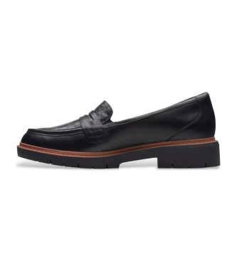 Clarks Westlynn Ayla mocassins de couro preto