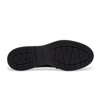 Clarks Westlynn Ayla mocassins de couro preto