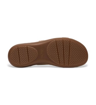 Clarks Sand�lias Cecily Step em pele dourada