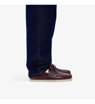 Clarks Godney Boat Usnjeni čolni rjave barve