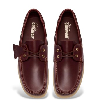 Clarks Godney Boat Usnjeni čolni rjave barve