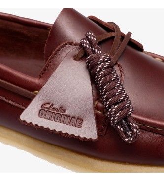 Clarks Godney Boat Usnjeni čolni rjave barve