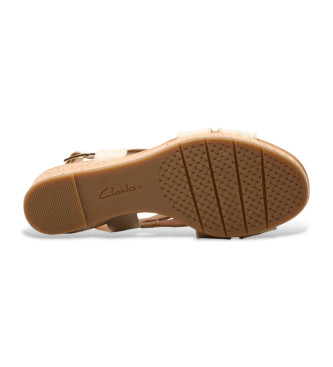 Clarks Sabina Sling Ledersandalen wei