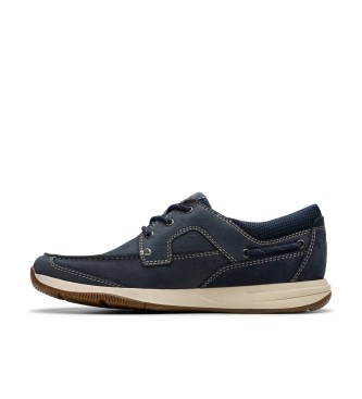 Clarks Chaussures de bateau en cuir Sailview Lace