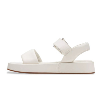 Clarks Usnjene sandale Alda white