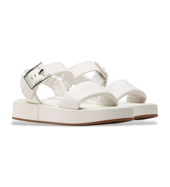 Clarks Usnjene sandale Alda white