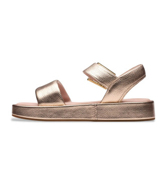 Clarks Sandalias de Piel Alda bronce