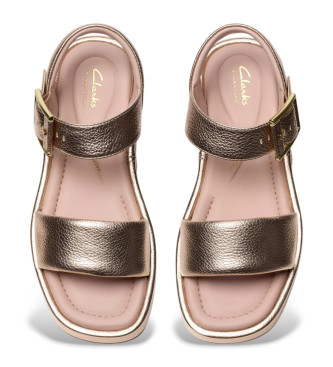 Clarks Sandali in pelle bronzo Alda