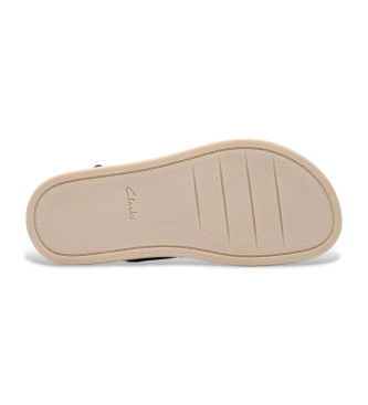 Clarks Skórzane sandały Arwell Glide w kolorze niebieskim