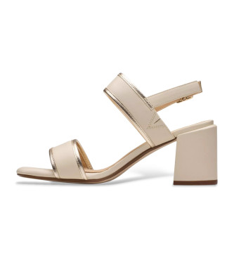 Clarks Ezoria Sling Beige Ledersandalen