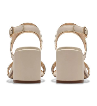 Clarks Ezoria Sling Beige Ledersandalen