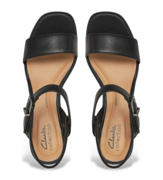 Clarks Jaylan Ray Ledersandalen schwarz