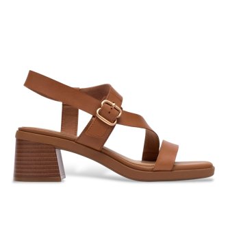 Clarks Sandales en cuir Jaylan Sol marron