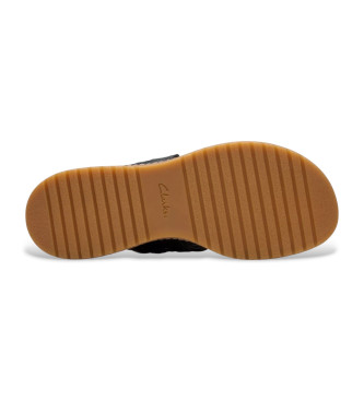 Clarks Kassanda Mule leather sandals black