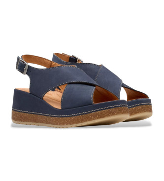 Clarks Leather sandals Kassanda Step marine