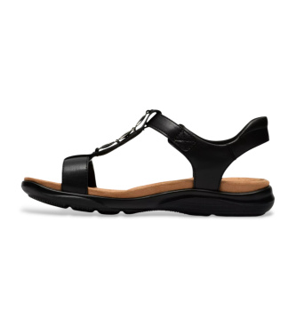 Clarks Kitly Gem l�dersandaler svart