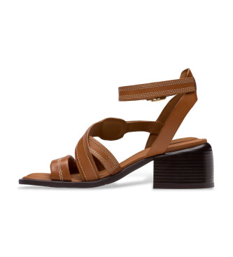 Clarks Bruna Morwyn Sandaler i lder med rem