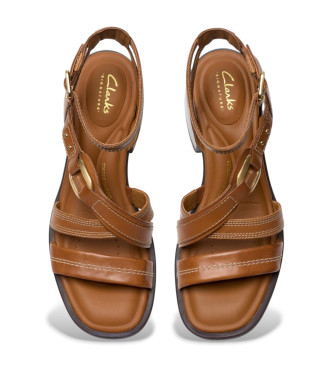 Clarks Bruna Morwyn Sandaler i lder med rem