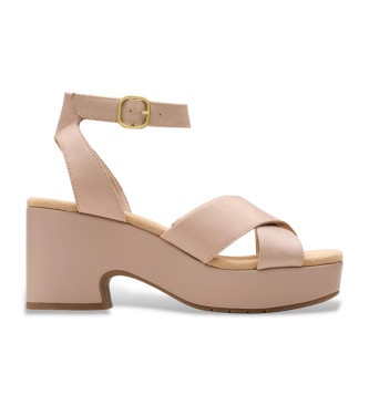 Clarks Sandali Nerisa Pearl iz bež usnja
