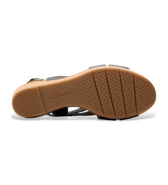 Clarks Leather sandals Sabina Sling black
