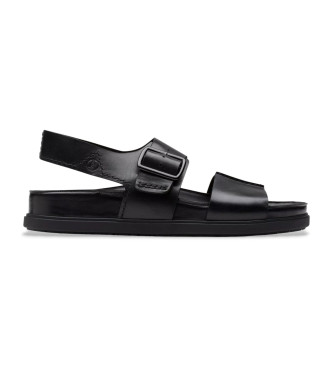 Clarks Torford Riemchensandalen aus Leder schwarz